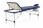 Стол массажный складной (переносной) алюминиевый JFAL01A 3-секционный синий Стол массажный складной (переносной) алюминиевый JFAL01A 3-секционный синий