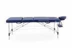 Стол массажный складной (переносной) алюминиевый JFAL01A 3-секционный синий Стол массажный складной (переносной) алюминиевый JFAL01A 3-секционный синий