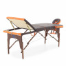 Стол массажный с деревянной рамой JF-AY01 3-секционный коричневый/оранжевый Стол массажный с деревянной рамой JF-AY01 3-секционный коричневый/оранжевый